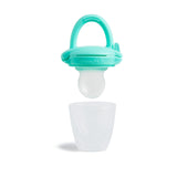 Distributeur de nourriture en silicone pour bébé Munchkin | Idéal pour les déplacements – sachets en silicone pour aliments surgelés | Distributeur de nourriture auto-alimenté | Nourrisseur de sevrage | Sans BPA | À partir de 4 mois | Paquet de 2 | Bleu et vert