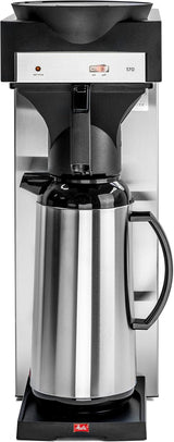 Machine à expresso professionnelle avec filtre 170 MT, carafe isotherme pour le rangement
