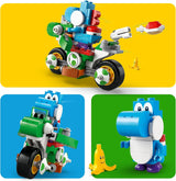 LEGO Super Mario : Mario Kart - Yoshi Bike, Ensemble de collection Nintendo Adventure, Cadeau pour enfants, garçons, filles et joueurs à partir de 7 ans, Ensemble de collection de figurines Yoshi 72031 Ensembles de construction Besuche an LEGO-Store
