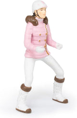 PAPO - Figurine Cheval - Rider Fashion Winter, passion de l'équitation, jouet pour enfants à partir de 3 ans. Figurines Naty Shop