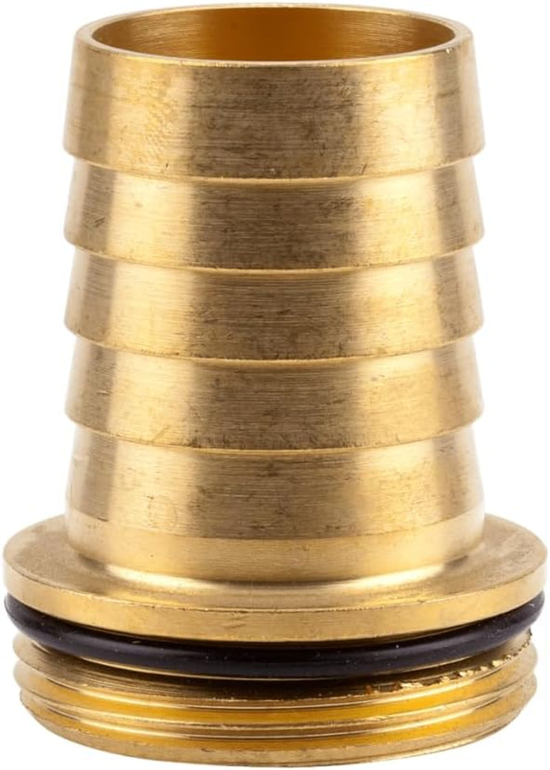 Buse en laiton Gardena : connecteur en laiton pour valves de pied et intermédiaires, adapté aux tuyaux de 25 mm (1 pouce) (7251-20)