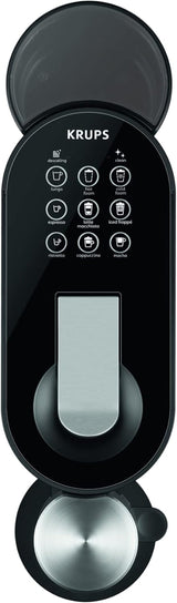 Machine à expresso Krups Nespresso, machine à expresso à capsules, style expresso Barista, mousseur à lait, fabriquée en France YY4355FD