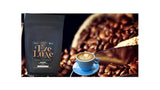 Café Espresso Noire Elégance 500g – 50% Arabica et 50% Robusta du Brésil et d'Inde – torréfaction moyenne, forte et crémeuse au chocolat noir – intensité 8 – incl. machine à expresso gratuite
