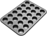 Zenker 6541 Black Metallic 24Er Mini-Muffinform – Antihaftbeschichte Für Perfekte Mini-Muffins, Ø 4,5 cm, ​​​​Made in Germany Moules et plaques à pâtisserie Naty Shop