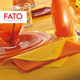 , Serviettes en papier jetables, idéales pour les déjeuners et buffets décontractés, paquet de 50 serviettes, taille 33 x 33, 4 plis, 2 épaisseurs, jaune, papier 100 % pure cellulose, certifié FSC
