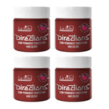 Coloration semi-permanente Instructions Boîte de 100 ml 4 pack (Pillarbox Red) Teinture capillaire Naty Shop Pillarbox Red 400 Ml (1 pack)