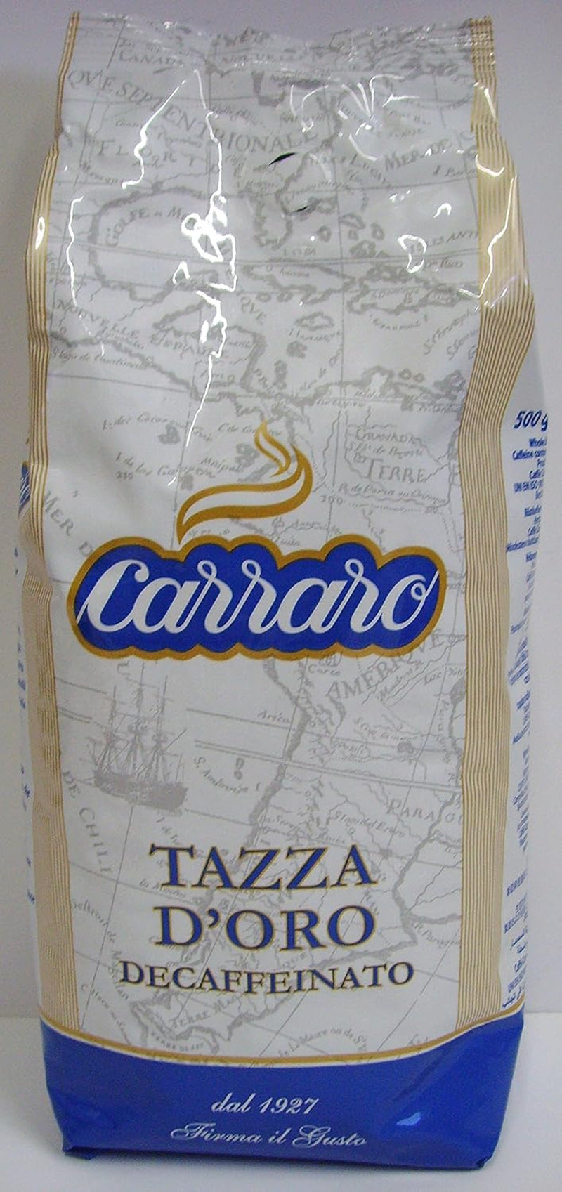 Tazza d'Oro grains décaféinés DEK décaféinés 500 g