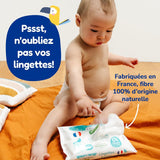 - Taille de couche 4+ 9-20 kg – Ökologische Babywaidern – natürliche Babypflege, hypoallergen, ohne Parfüm und auslaufsicher – hermestellung in Frankreich – 126 couches jetables – 1 mois