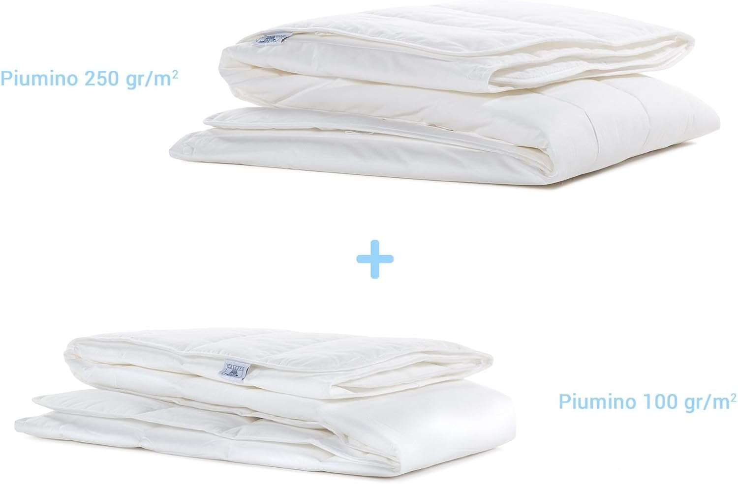 Caleffi 12368 - Couette 4 saisons fibres polyester antiallergiques Couettes et couettes Naty Shop