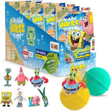 INKEE Bob l'éponge Surprise Bombe de bain pour enfants Bob l'éponge à collectionner 80 grammes Naty Shop Set 5 bombes de bain surprise Bob l'éponge