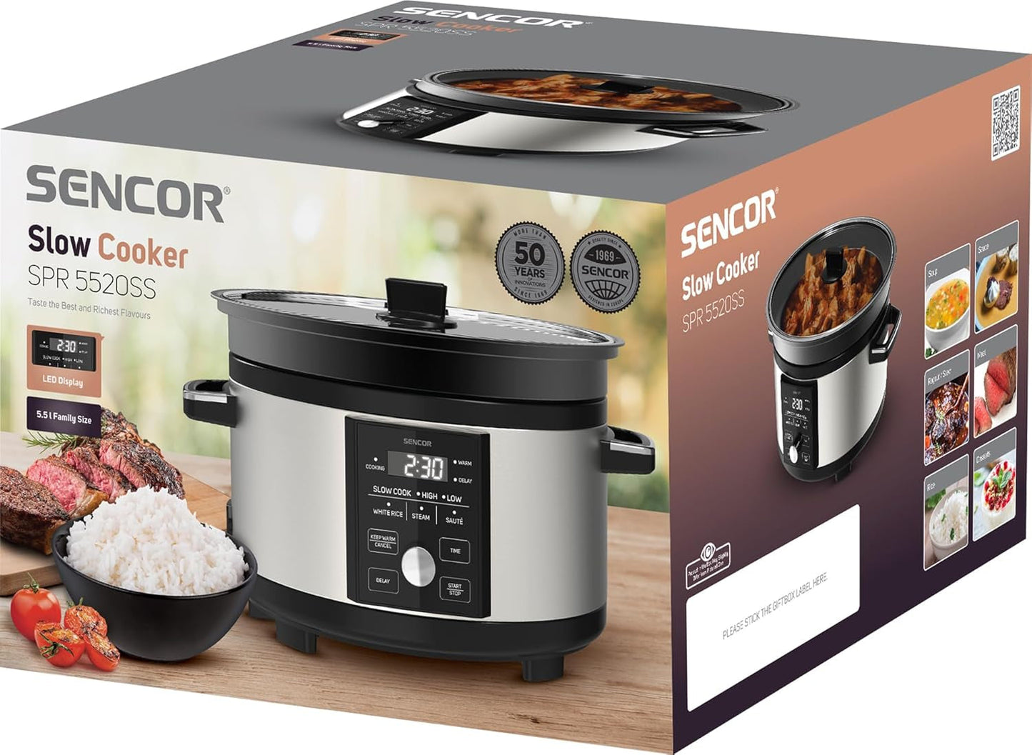 Mijoteuse SPR 5520SS SENCOR Mijoteuse Naty Shop