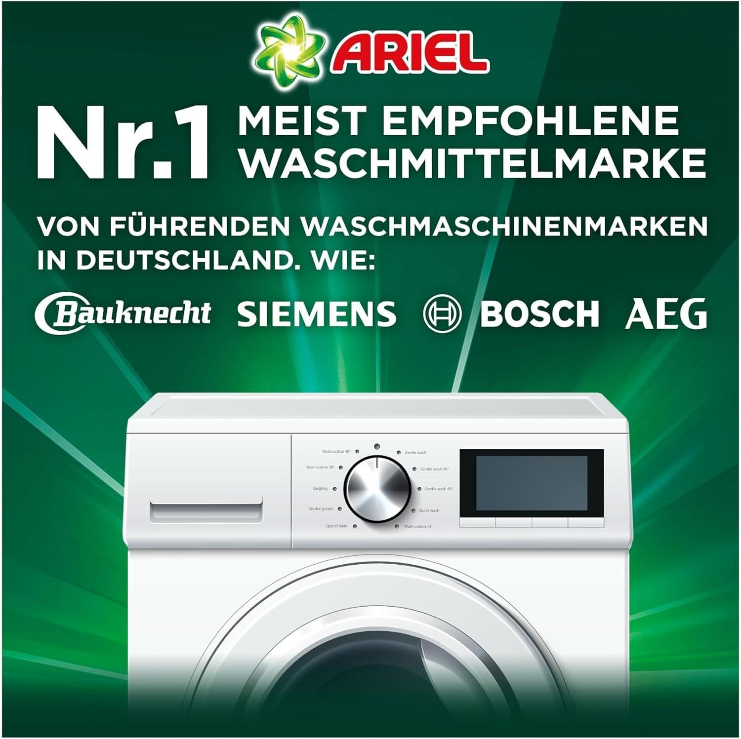 Détergent Ariel PODS tout-en-1, 76 lavages, détergent de couleur, détergents de nettoyage brillants Rufe Naty Shop