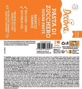 0310172 FONDANT ORANGE 100 G Pâte à sucre Naty Shop
