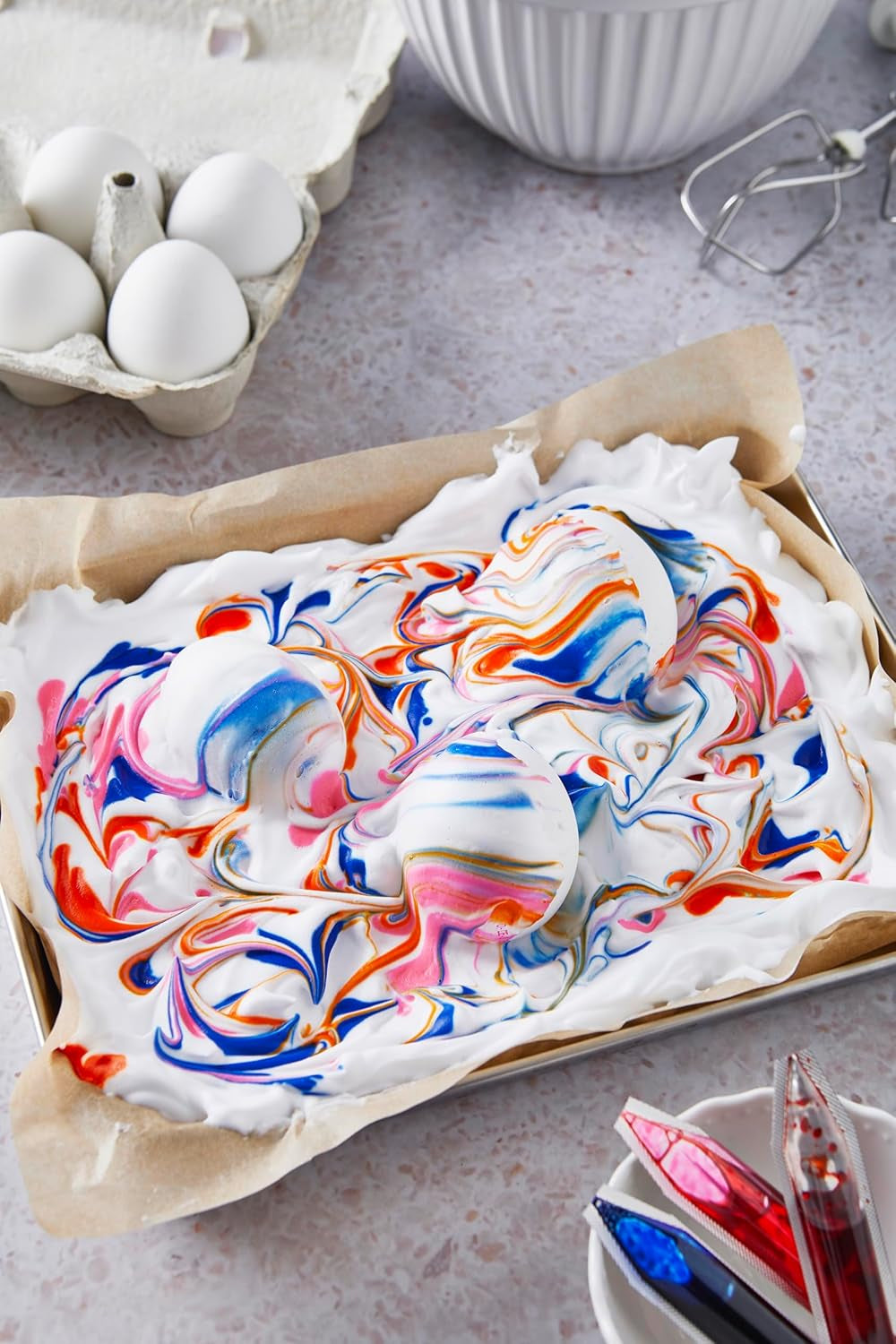 Heitmann Egg Colors - Expériences sur les œufs - Mousse colorante magique