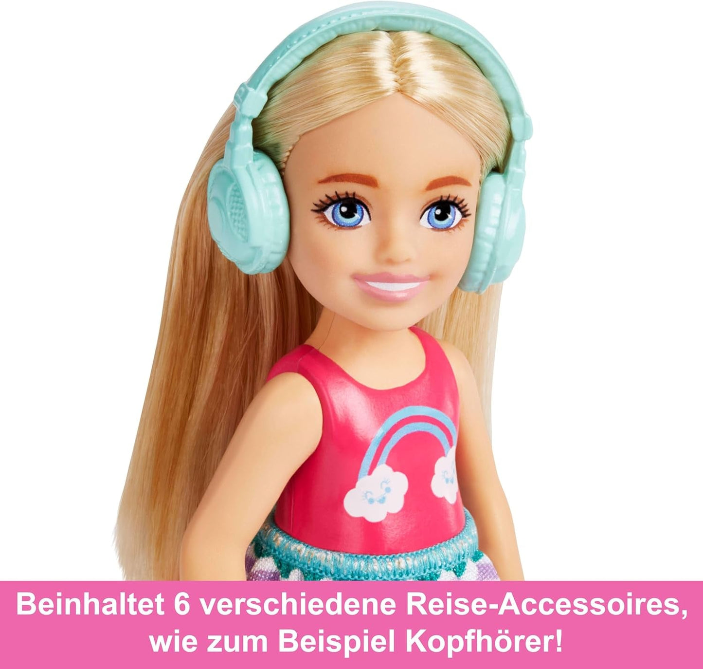 Barbie Chelsea Doll & Accessories Ensemble de voyage pour chiot 6 pièces comprenant une cage pour chien HJY17