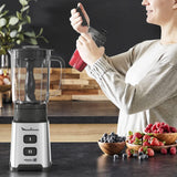 Blender Pulseo LM17GD, 400 W, 4 lames, 700 Ml, récipient Portable 600 Ml cuisine Naty Shop