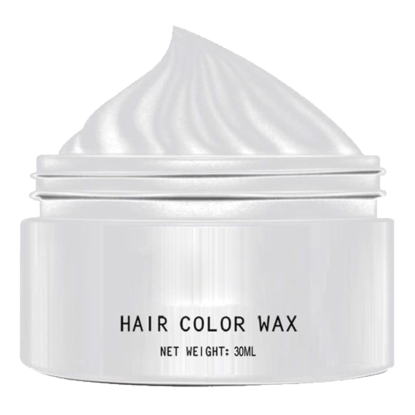 Teinture pour cheveux blancs naturels, teinture de cire pour cheveux blancs, teinture pour cheveux naturels blancs unisexes, teinture pour cheveux blancs, cire pour cheveux de fête de cosplay d'Halloween, cire pour cheveux de fête de teinture pour cheveux, 30 ml Naty Shop Teinture pour cheveux Titre par défaut