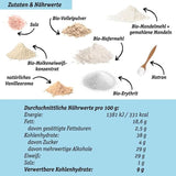 MÉLANGE À GÂTEAU À LA VANILLE FAIBLE EN Glucides - préparation à gâteau ou à crêpes biologique, sans gluten, riche en protéines Naty Shop Kitchen
