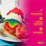 Decocino Neon Colorant Alimentaire Set - 3 Pièces - Rouge, Rose, Violet - Colorant Alimentaire Haute Dose - Pour Colorer Gâteaux, Muffins, Cupcakes - Sans Goût