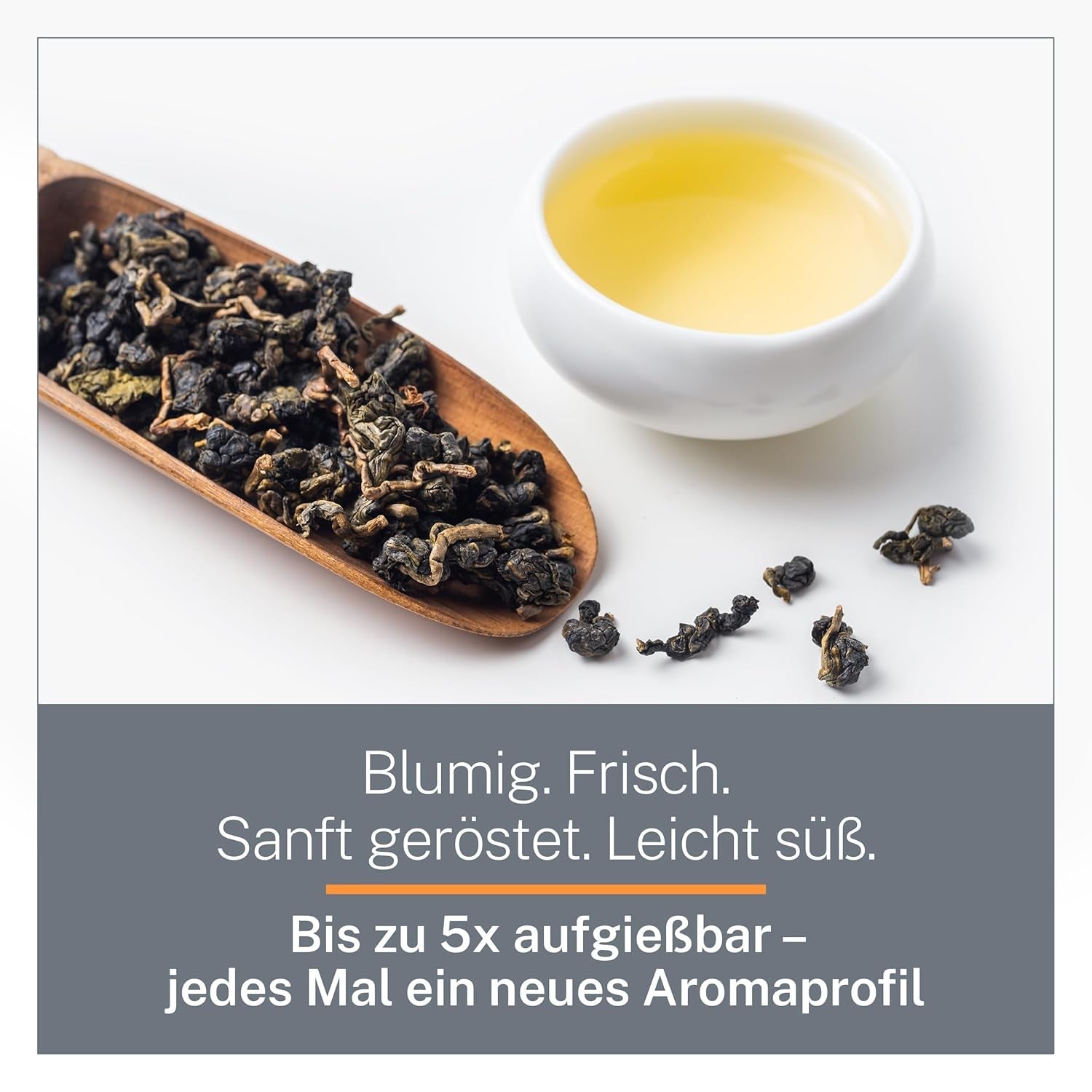 Thé Oolong Bio Ti Guan Yin 100 g - Thé Oolong biologique de haute qualité de Chine - Wu Long (qualité cérémonielle) - Pour les amateurs et connaisseurs de thé - Mycupoftea