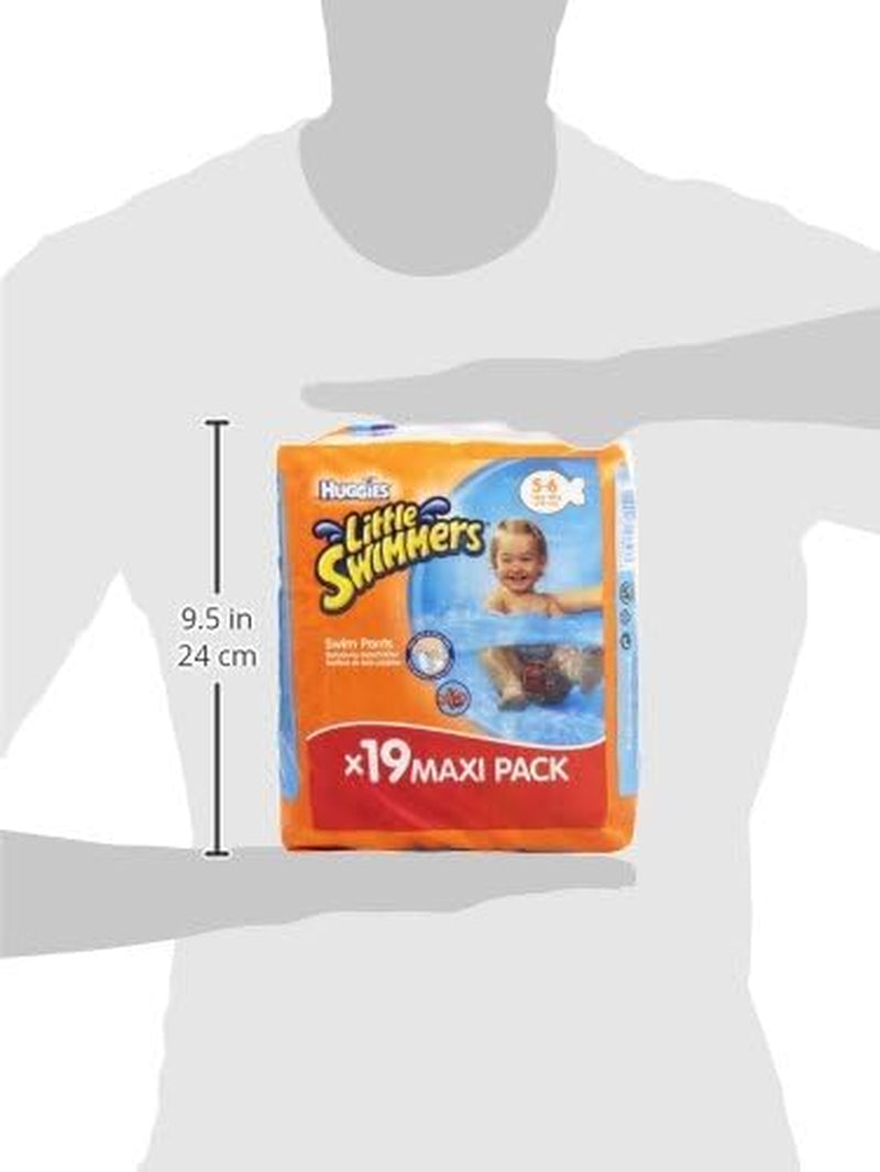 Couches de bain Huggies Little Swimmers taille 5/6 (12-18 kg), 1 paquet de 19 pièces