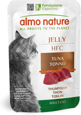 Almo Nature HFC Jelly nourriture humide pour chats - au thon, paquet de 24 (24 x 55g)