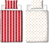 Couette officielle simple Manchester United FC, réversible, rouge et blanc, sans housse, couette de football, taie d'oreiller, lavable, parfaite pour les voyages, les séjours d'une nuit, 10,5 Tog Couettes et couettes Naty Shop Titre par défaut