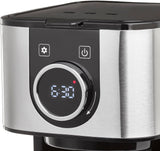 Cafetière CASO Selection C 10 Thermo Design – Boîtier en acier inoxydable, carafe isotherme 1,2 l (10 tasses), commandes tactiles et minuterie, fonction Aroma PLUS, filtre permanent, filtre anti-goutte