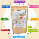 Dalia - Farine d'avoine entière bio 500g | Sans gluten | Riche en fibres et protéines Origine : Italie | Pour le pain, les gâteaux, le porridge et les recettes fitness | Qualité supérieure