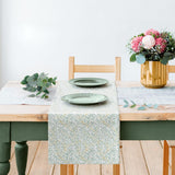 PAW - Chemin de table Airlaid (40 cm x 24 m) I Décorations de table pour communion, confirmation, mariage, anniversaire, garden-party, baptême I Décorations de table Ruban de table élégant - Branche de saule I Branche de saule