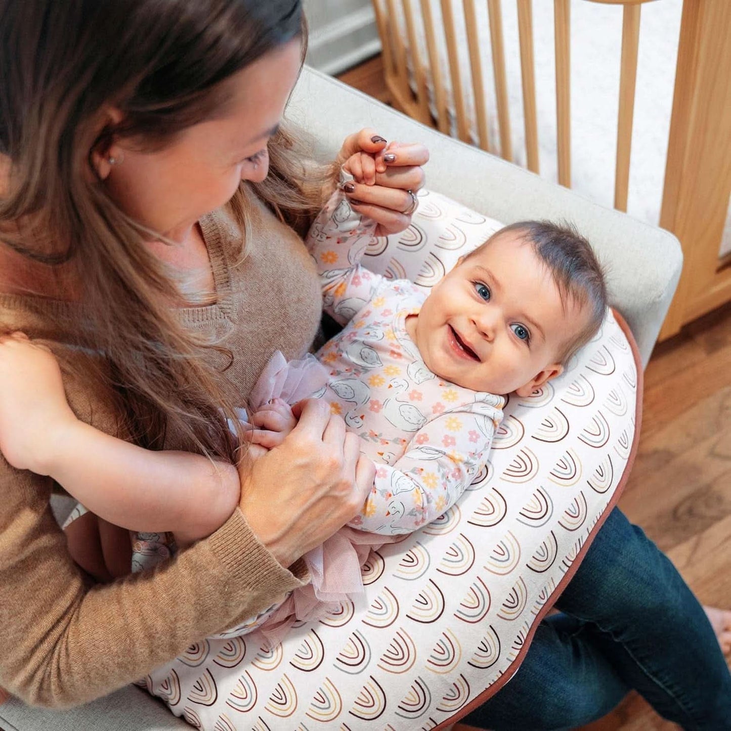 Housse de coussin d'allaitement - Tissu Bio Alimentation et Accessoires d'Allaitement Bebe Naty Shop