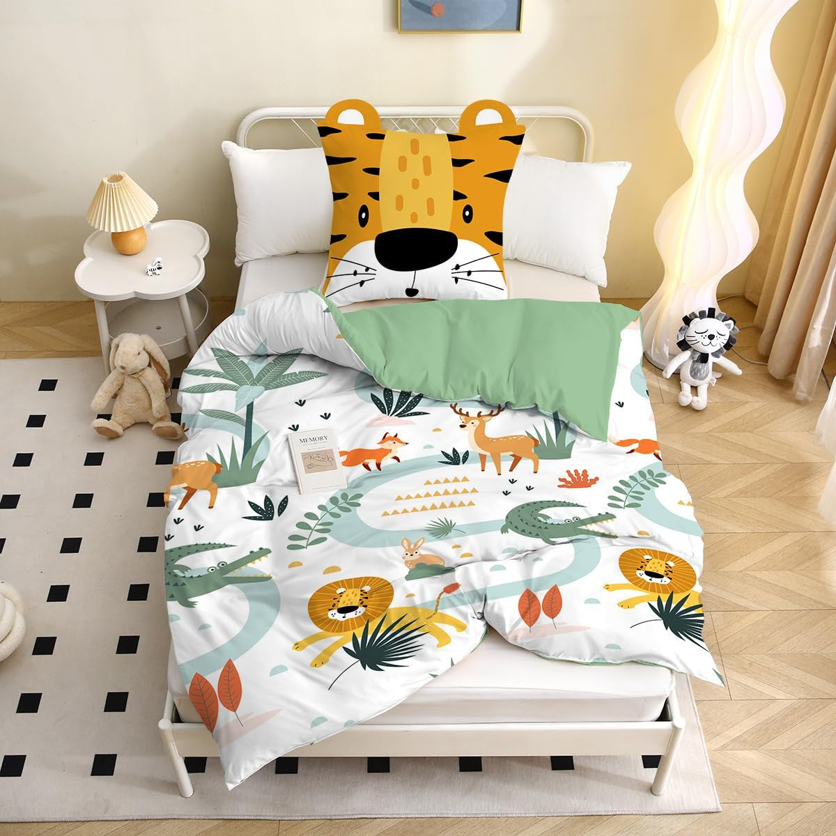 Literie microfibre 3D, animaux, unisexe Literie - enfant Naty Shop