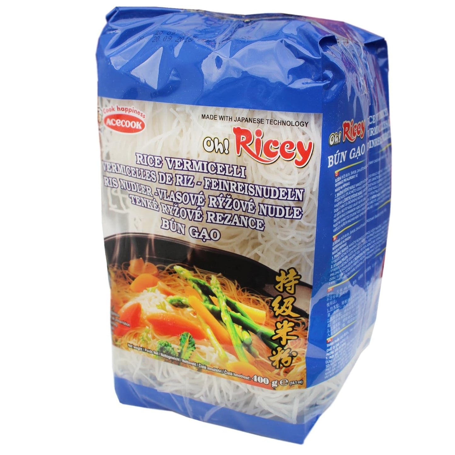 ACECOOK - OU Vermicelles de Riz - (1 X 400 GR)