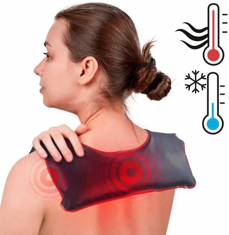 Maximex Oreiller cervical Moor Four à micro-ondes Chaleur apaisante contre les tensions Ajustement spécial Dimensions (L X H X P) : 30,5 X 1 X 29 Cm Oreillers cervicaux orthopédiques Naty Shop