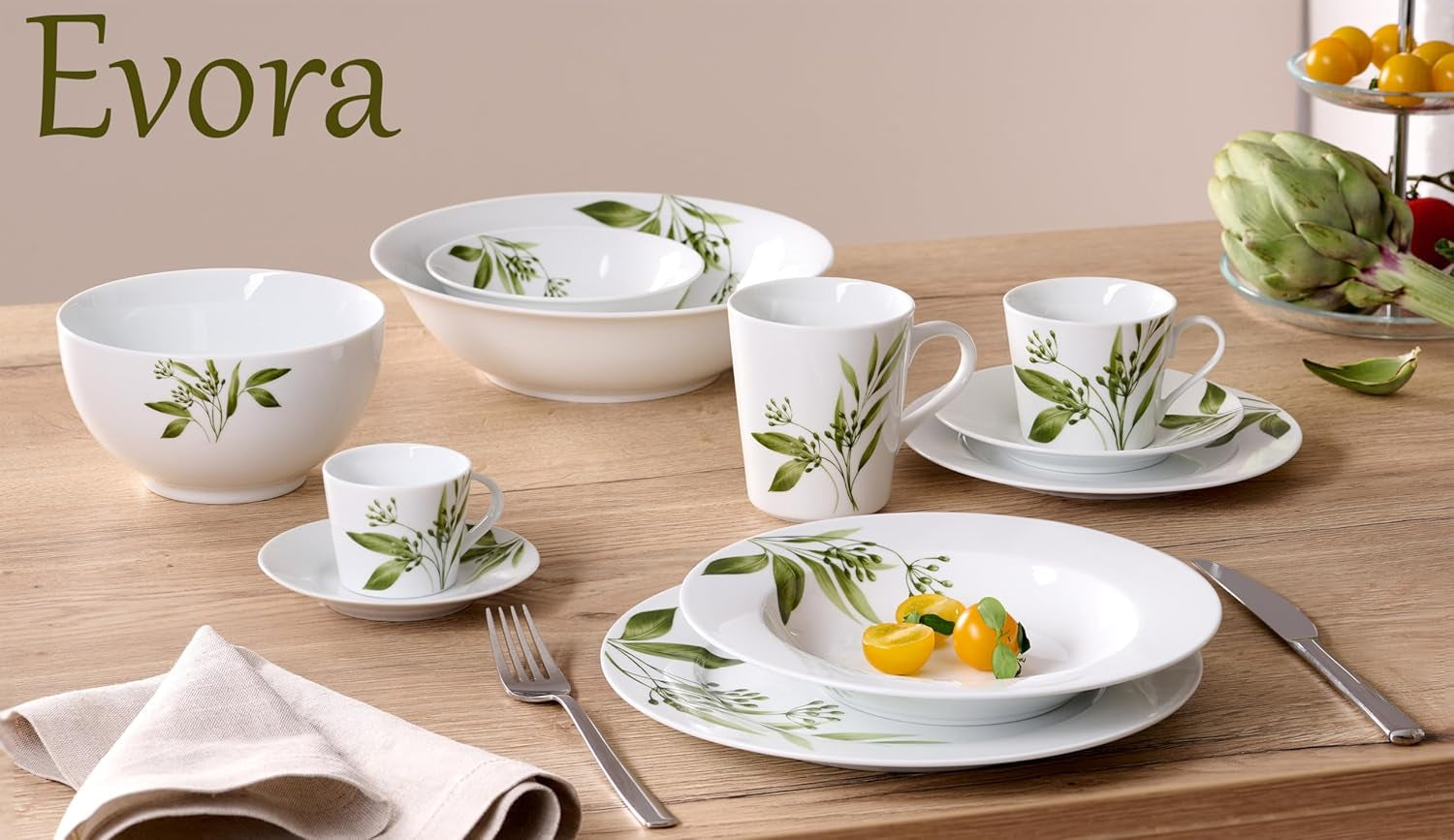 Service à café Ritzenhoff & Breker Evora, 18 pièces, porcelaine