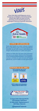 Dr. Oetker Vitalis Less Sweet Crunchy Pure : Muesli croquant avec 30 % de sucre en moins, paquet de 5 (5 x 600 g)