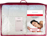 Couette duvet Billerbeck - Dorothea 90 - Couette toutes saisons - 135 X 200 Cm Couette en duvet véritable - Chaleur moyenne, blanc Couettes et couettes Naty Shop