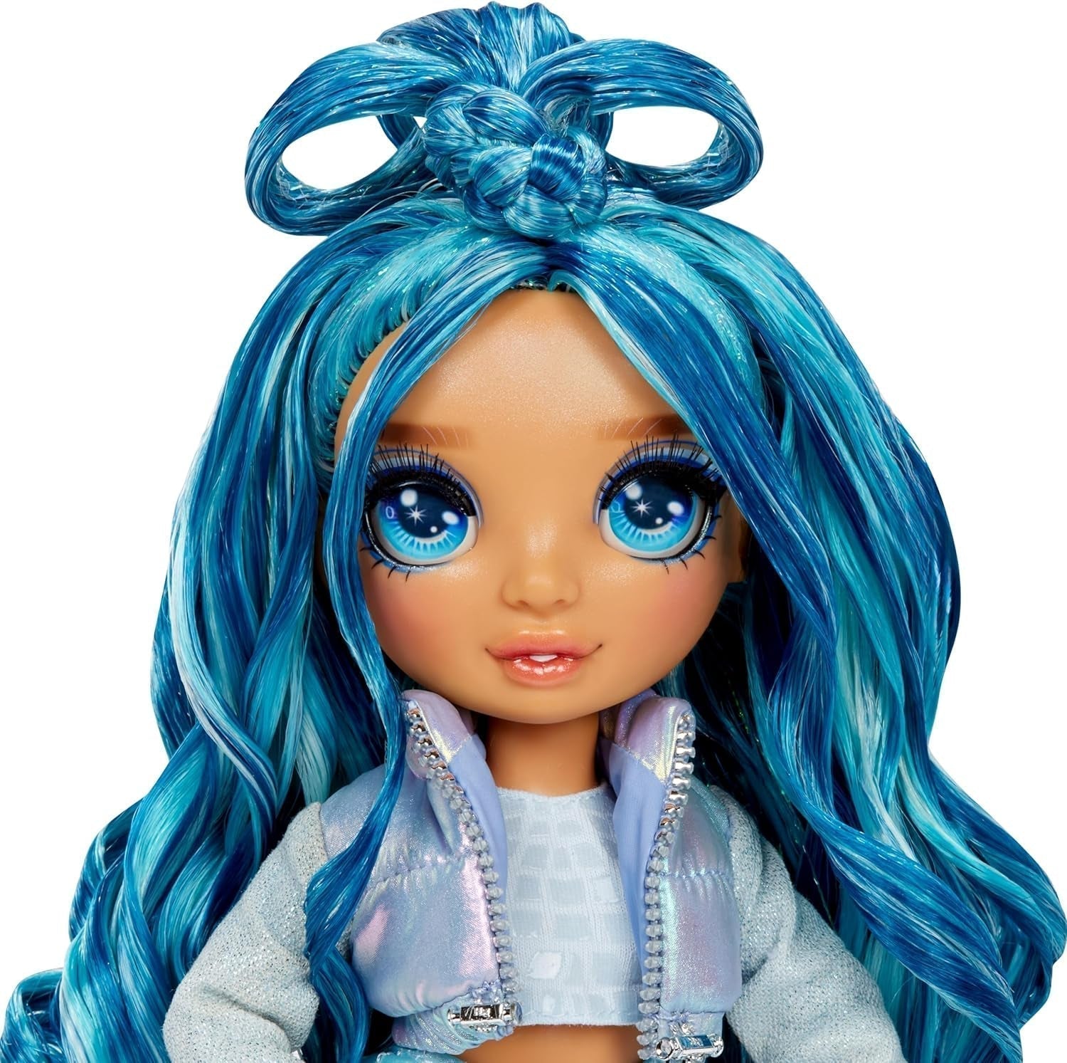 Rainbow High Winter Wonderland - Skyler (Bleu) - Poupée mannequin de neige à accumulation d'eau magique cachée de 28 cm avec ensemble de bonhomme de neige, convient aux enfants et aux collectionneurs de 4 à 12 ans Naty Shop Dolls