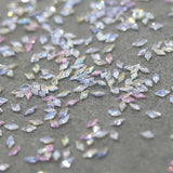 50pcs petits losanges de zircone paillettes pierres à ongles porte-clés couleurs mélangées strass scintillants breloques à ongles Mini losange cristaux à ongles diamant ongles strass breloques à ongles accessoires pour ongles Nail Art