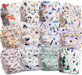 Littles and Bloomz FLP2-0406 Couche réutilisable à clip standard, 4 couches