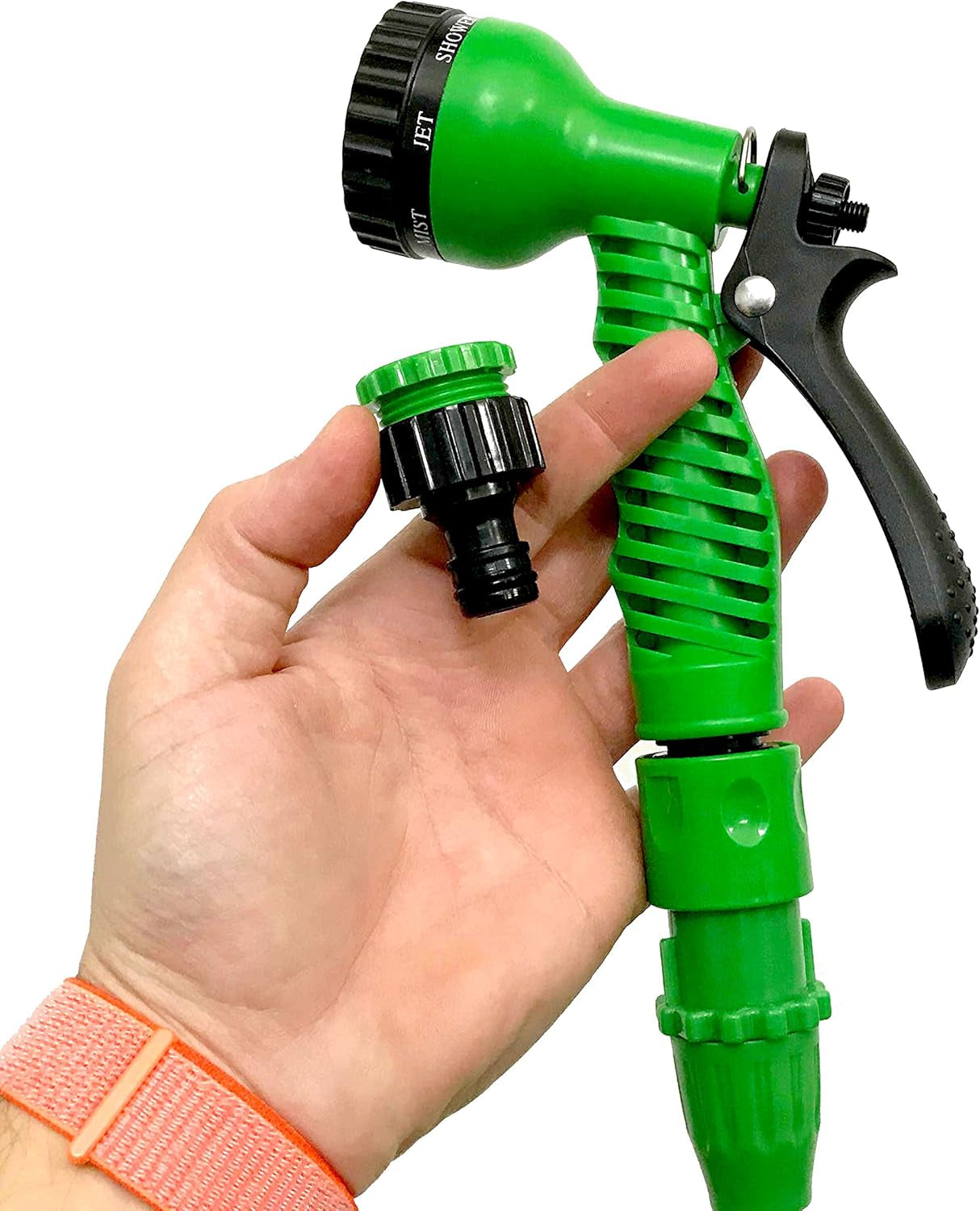 C2607A Hose Basic – Tuyau extensible avec pression d'eau, vert, 7,5 mètres