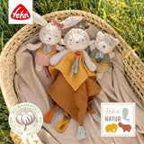 Fehn bâton de préhension pour enfants jouet lapin fehnNatur - jouet d'activité motrice avec hochet pour saisir, câliner - jouet de préhension en coton biologique - jouet pour bébés et jeunes enfants à partir de 0 mois Jouets pour bébés Naty Shop