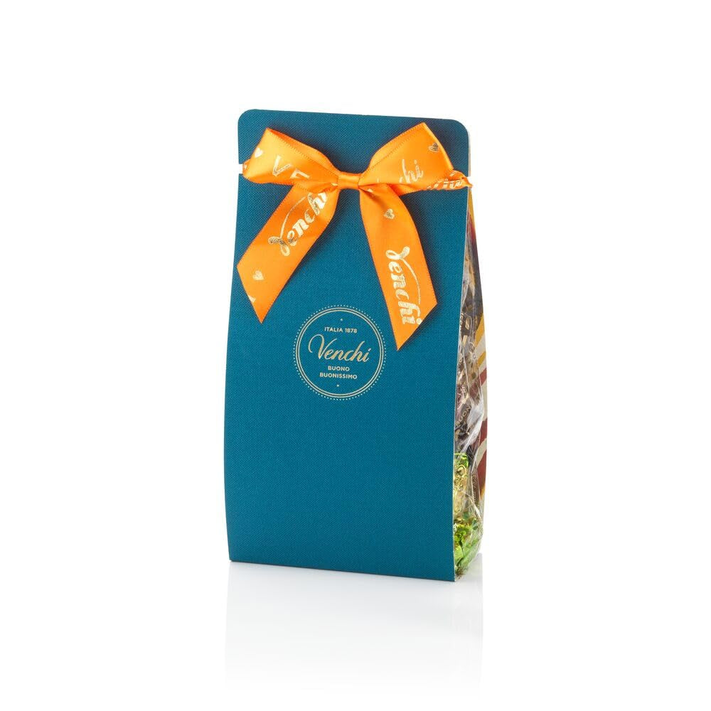 Venchi – Collection Murrine – Coffret cadeau assortiment de pralines Chocoviar et tablettes de chocolat, 403 g – Aux noisettes des forêts du Piémont IGP – Idée cadeau – Sans gluten