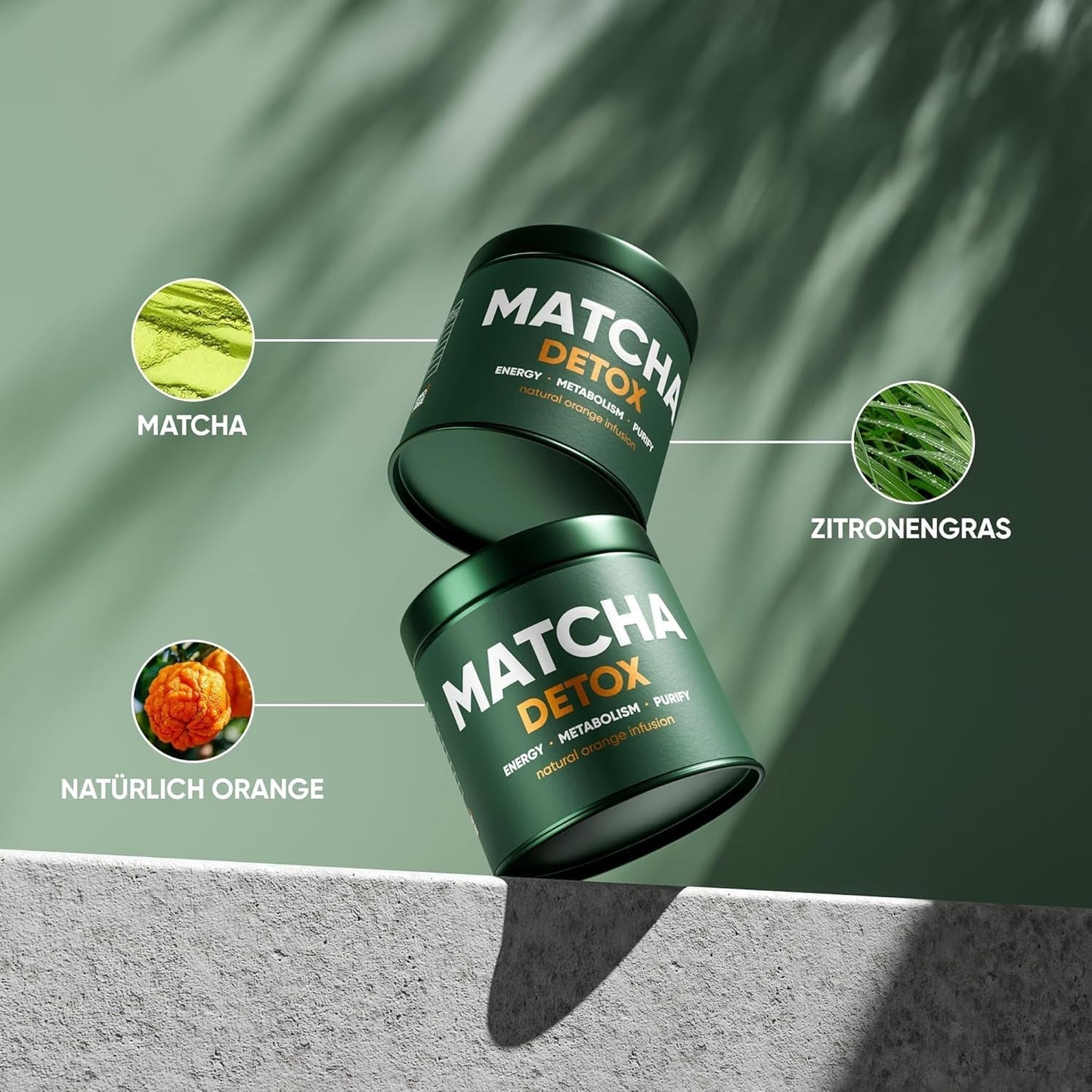 WOW TEA Matcha en poudre - poudre fine du Japon au goût frais - idéale pour le thé Matcha, les lattés ou les smoothies - sans additifs (détox)