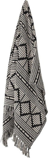 Bloomingville couvre-lit, noir, coton, 160 cm Bloomingville Beds and Blankets