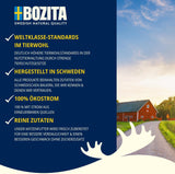 Bozita Pouch Nassfutter Häppchen en Sauce au Poulet - 12x85g Portionsbeutel getreidefreies & weizenfreies Futter für Katzen - Katzennassfutter für erwachsene Katzen mit 8,5% Protein & 4,5% Fettgehalt