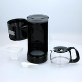 Cafetière pour camion 24 V - Cafetière pour camion - Cafetière à filtre - Cafetière pour garder au chaud - Cafetière à carafe en verre - Noir
