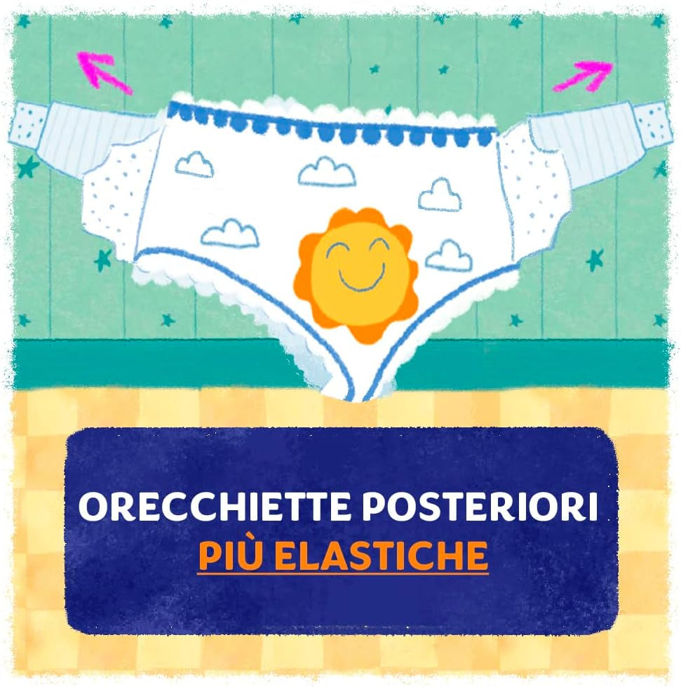Couches Pampers Sun and Moon, unisexe, junior, taille 5 (11-25 kg), 120 couches