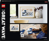 LEGO 31208 Art Hokusai - La Grande Vague Décorations murales japonaises 3D Ensemble d'artisanat Toile océan encadrée Loisirs pour adultes DYI Décorations de bureau à domicile Kits de construction Besuche an LEGO-Store