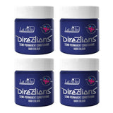 Directions coloration semi-permanente 100 ml boîte 4 pack (Pillarbox Red) Naty Shop Teinture cheveux bleu fluo 100 Ml (pack de 4)